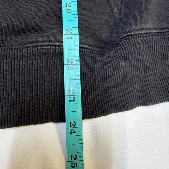 The North Face Logo Fleece Hoodie Women’s Large Black Pullover EUC - Picture 9 of 9